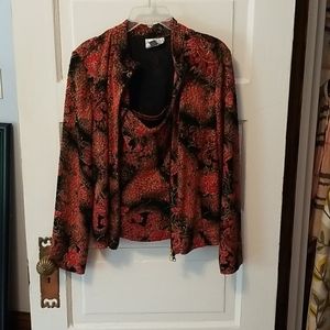 Beautiful matching top and blazer